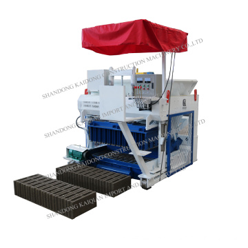 Automatic hydraulic moving cinder concrete maxi brick hollow block making machine